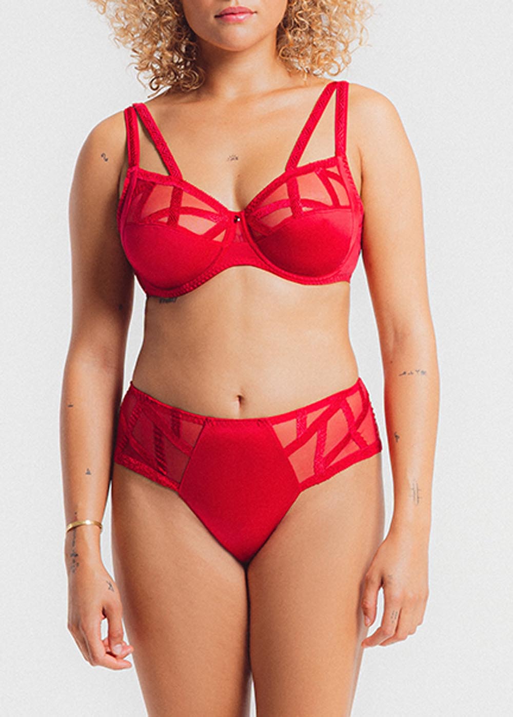 Shorty Louisa Bracq Rouge  Lvre